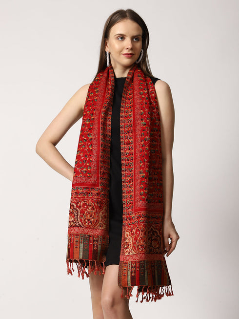 Women's Jamawar Wool Stole